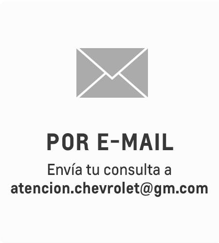 Chevrolet - Contactanos por email