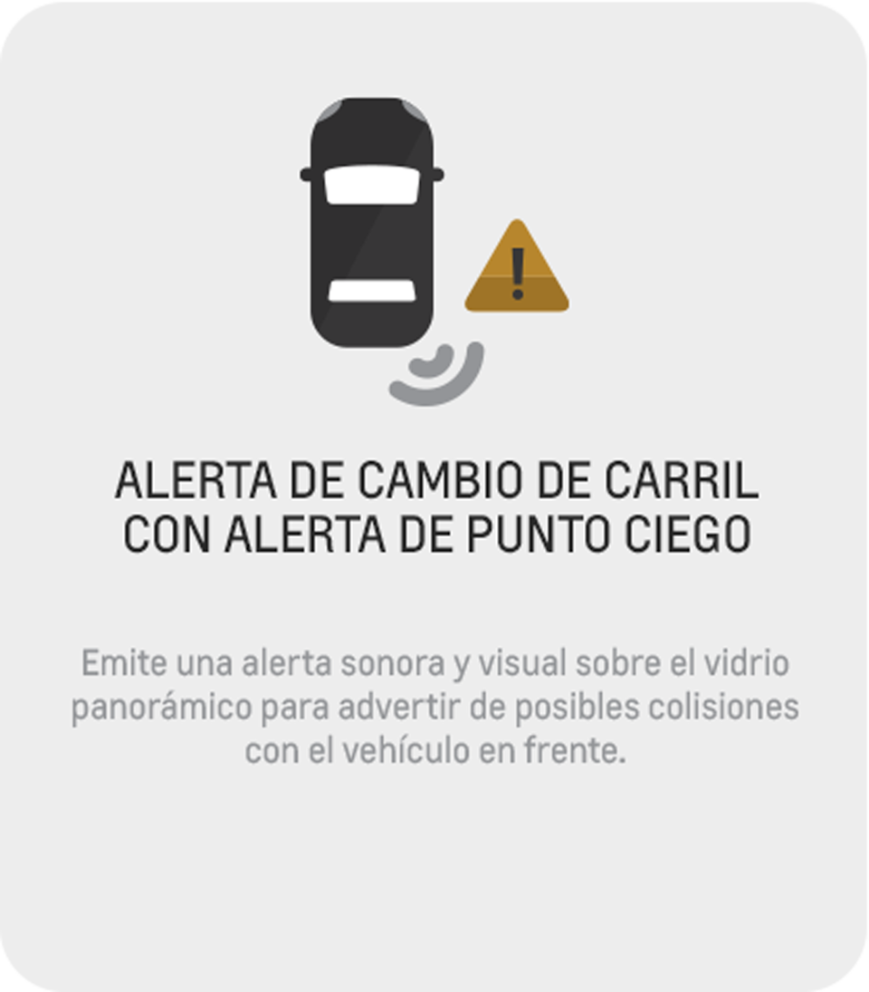 La camioneta Chevrolet Blazer RS cuenta con tecnología de alerta de punto ciego