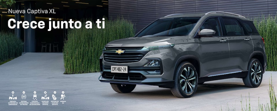 La nueva camioneta Chevrolet Captiva XL crece junto a ti