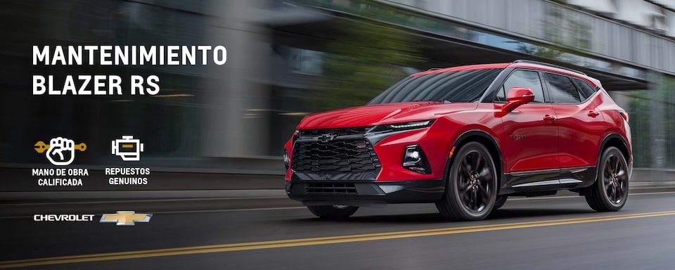 Realiza el mantenimiento de tu Chevrolet Blazer RS y mantenlo en buenas condiciones de funcionamiento