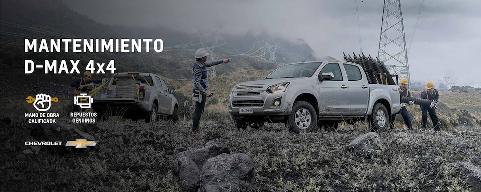 Realiza el mantenimiento programado de tu Chevrolet D-Max 4x4 y manten tu camioneta en buenas condiciones