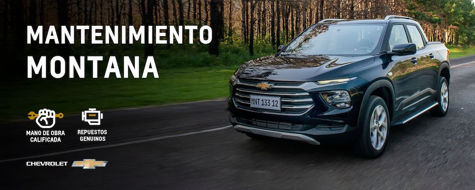 Mantenimiento de la pick up Chevrolet Montana