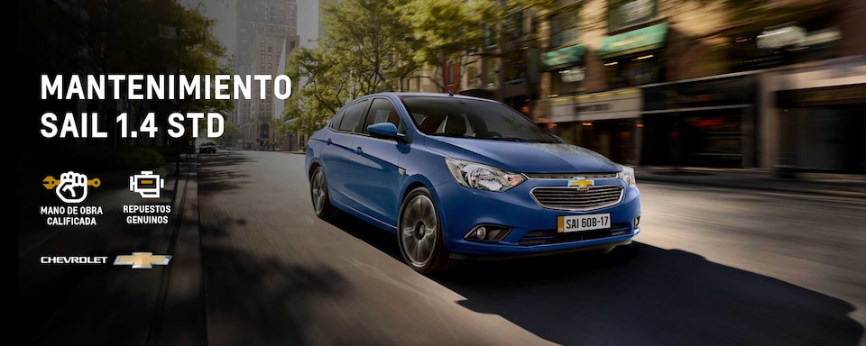 Realiza el mantenimiento programado de tu Chevrolet Sail 1.4 STD y manten tu carro en buenas condiciones