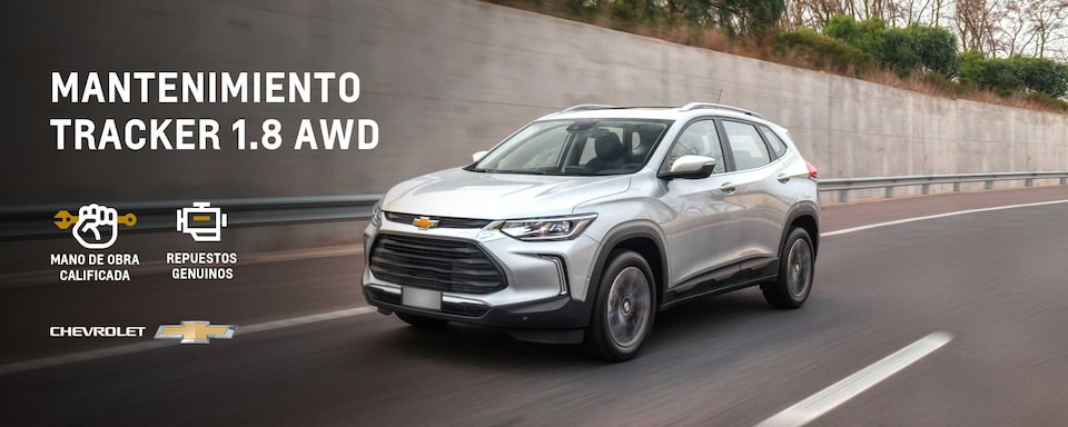 Realiza el mantenimiento de tu Chevrolet Tracker 1.8 AWD y mantenlo en buenas condiciones de funcionamiento