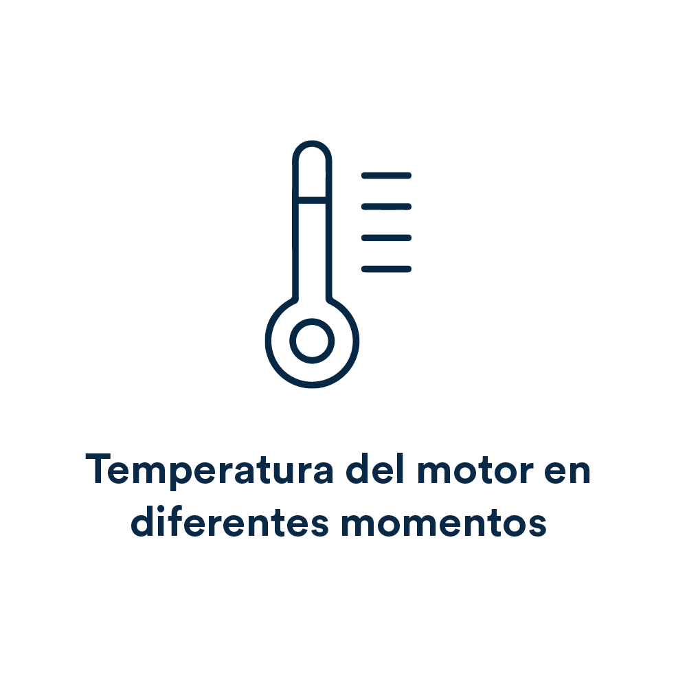 Reporte de temperatura de motor del servicio Chevrolet OnStar para empresas