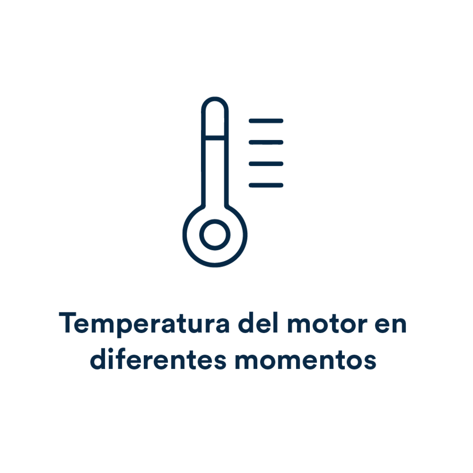 Reporte de temperatura de motor del servicio Chevrolet OnStar para empresas