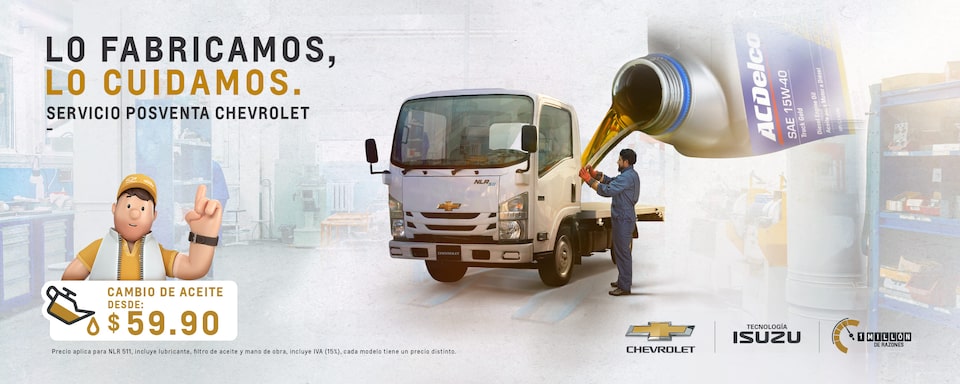 Chevrolet Ecuador - Servicio posventa de camiones