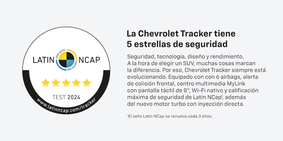 Chevrolet Tracker LatinNcap