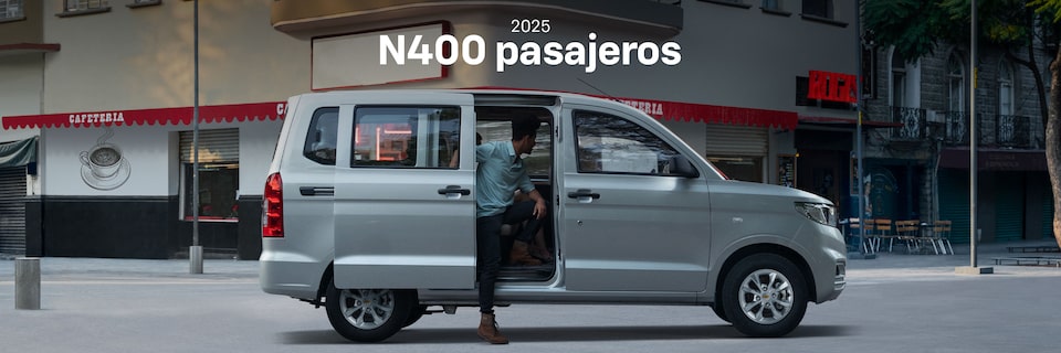 N400 Pasajeros te brinda más comodidad para transportar personas